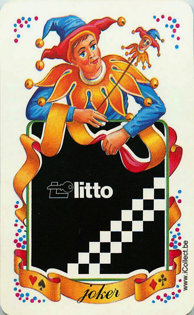 Single Swap Playing Cards Jester Joker Litto (PS21-14C) - Click Image to Close