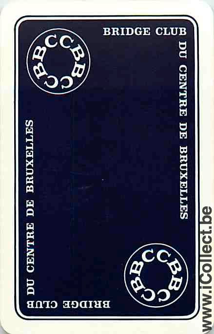 Single Swap Playing Cards Bridge Club Brussels (PS10-37I) - Click Image to Close