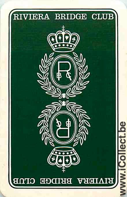 Single Swap Playing Cards Riviera Bridge Club (PS10-39H)