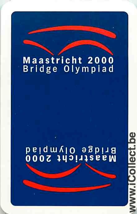 Single Playing Cards Bridge Maastricht 2000 (PS10-40G)