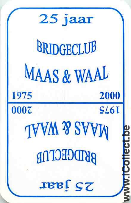 Single Playing Cards Bridge Maas & Waal (PS10-40H)