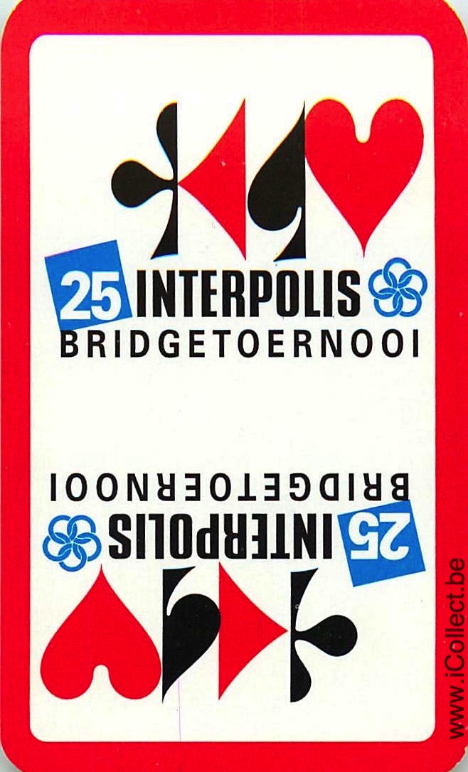 Single Swap Playing Cards Bridge Interpolis (PS22-42G)