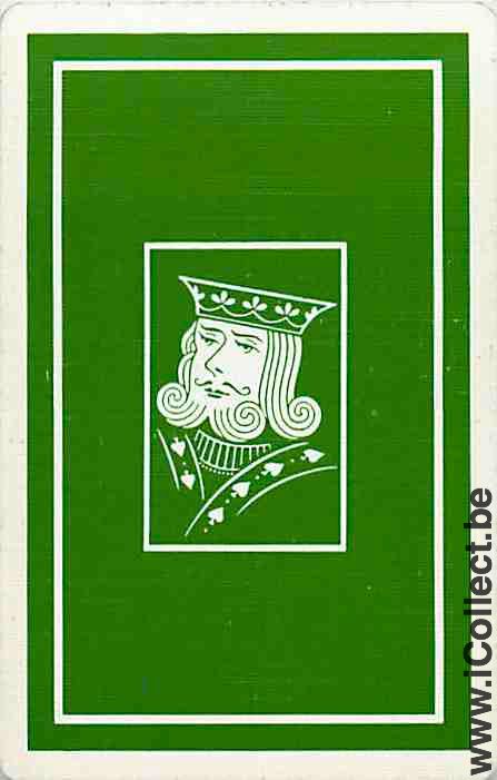 Single Swap Playing Cards Entertainment King Green (PS10-32I) - Click Image to Close
