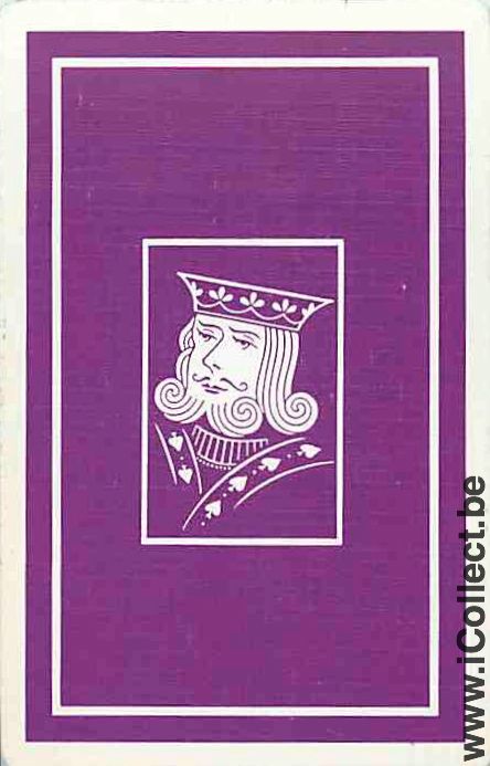 Single Playing Cards Entertainment King Purple (PS10-33B) - Click Image to Close