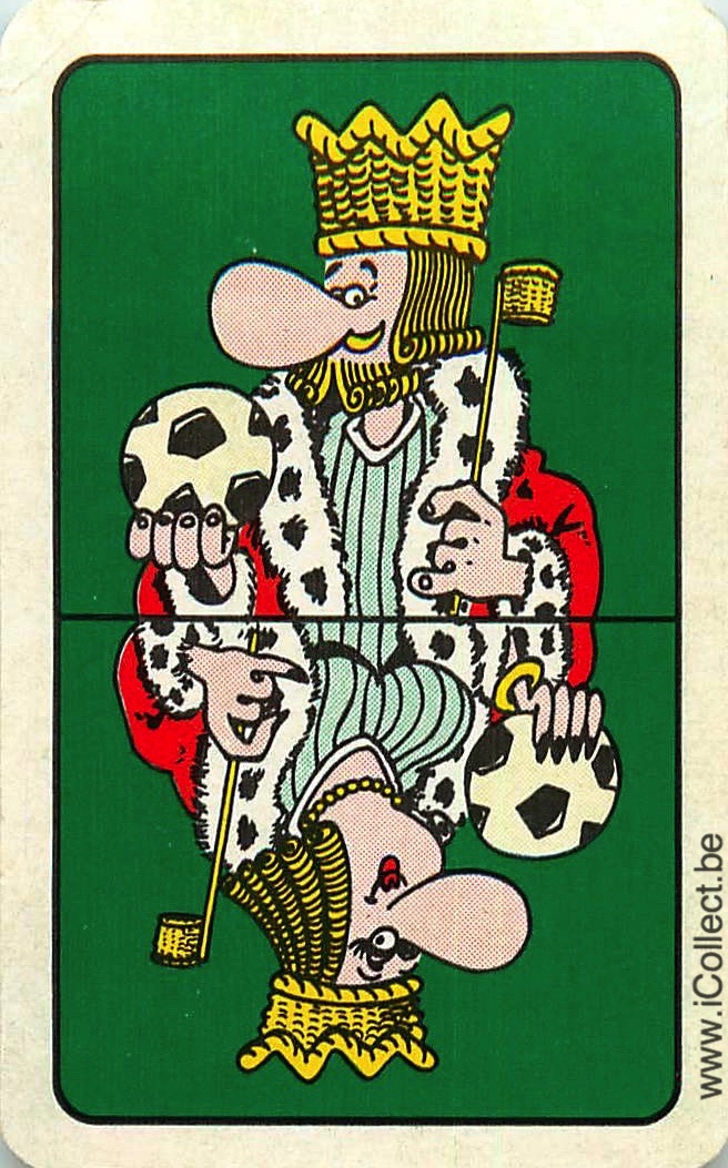 Single Swap Playing Cards Court King & Queen (PS21-49F)