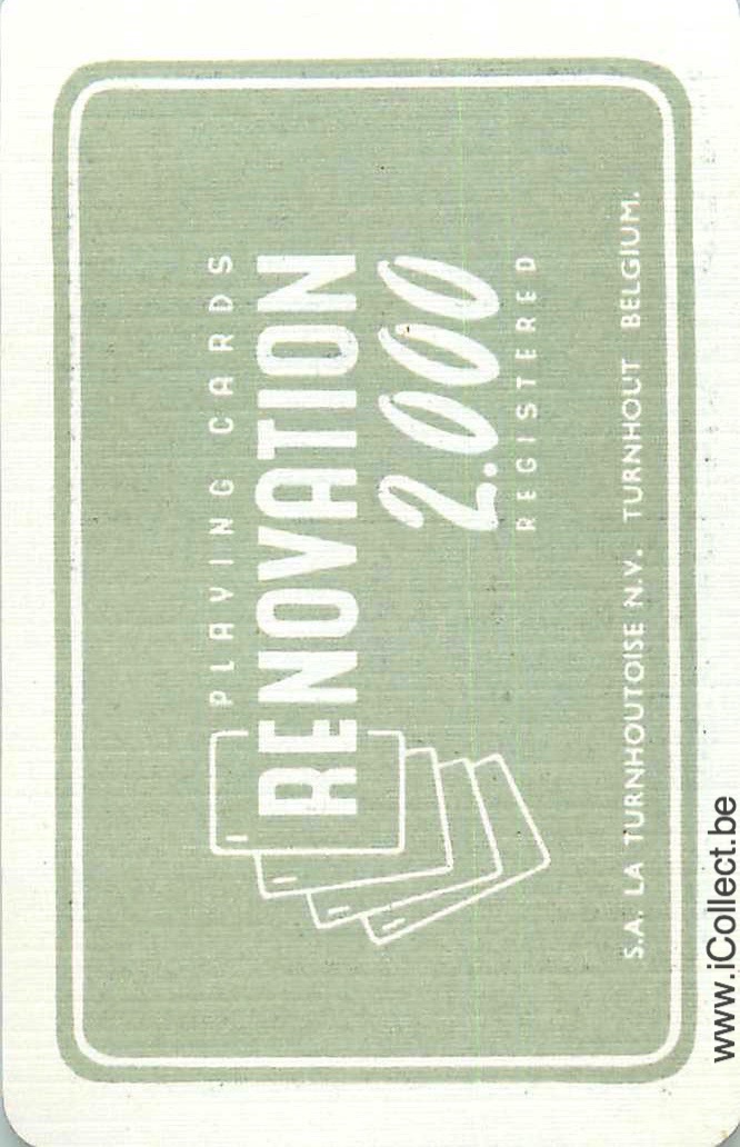 Single Swap Playing Cards Renovation 2000 (PS22-25E)