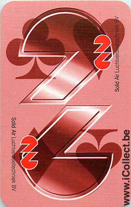 Single Playing Cards Card Symbols Solid Air (PS10-43G)
