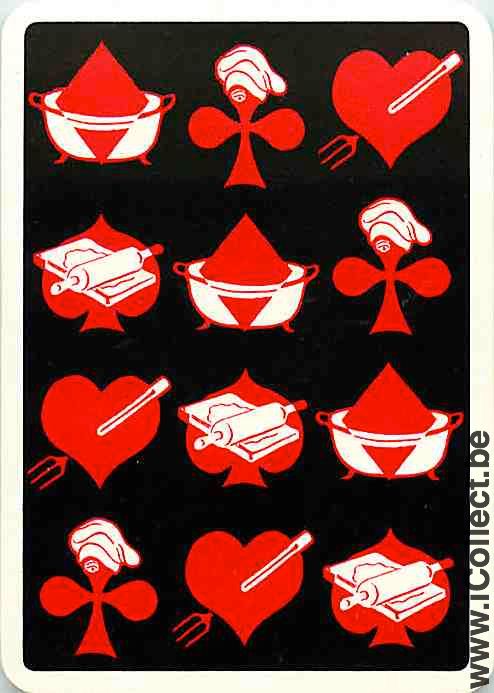 Single Playing Cards Card Symbols Cooking (PS10-46A)