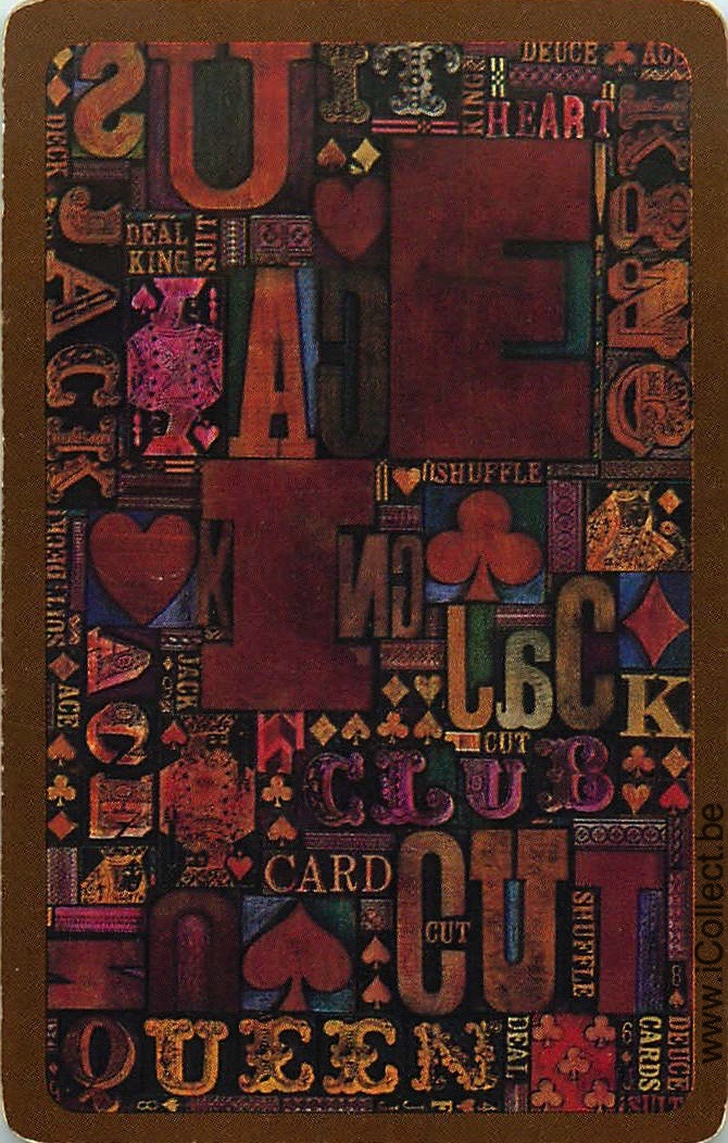 Single Swap Playing Cards Entertainment Symbols (PS22-32G)