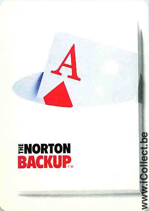 Single Playing Cards Entertainment Norton Backup (PS10-36A)