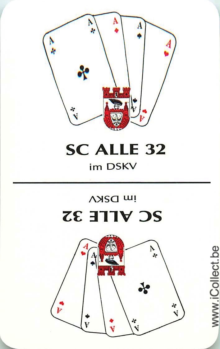 Single Swap Playing Cards SC ALLE 32 DSKV (PS22-09H)
