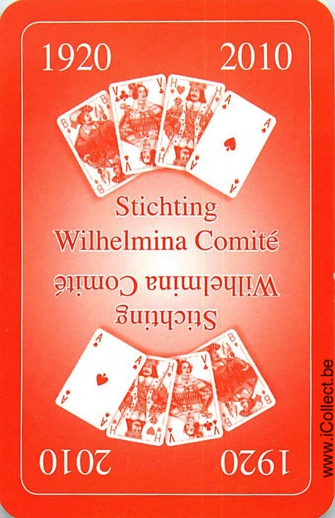 Single Swap Playing Cards Wilhelmina Comitee (PS22-19H)