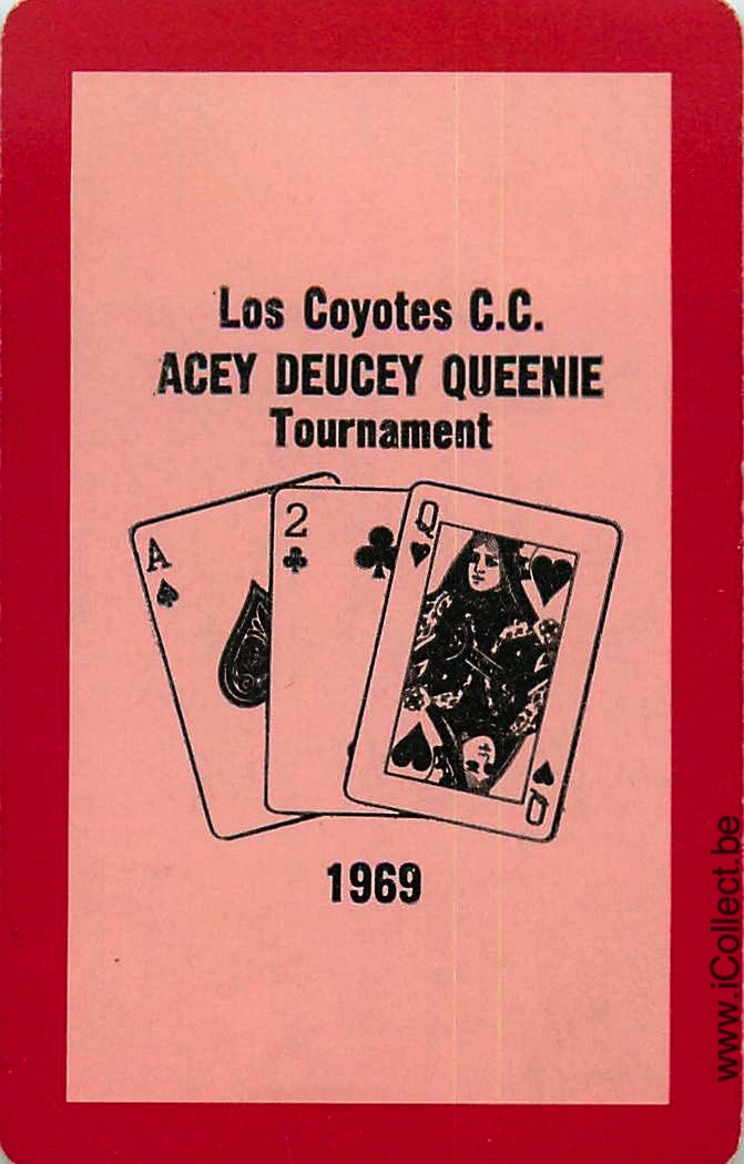 Single Swap Playing Cards Acey Tournament (PS22-24D) - Click Image to Close