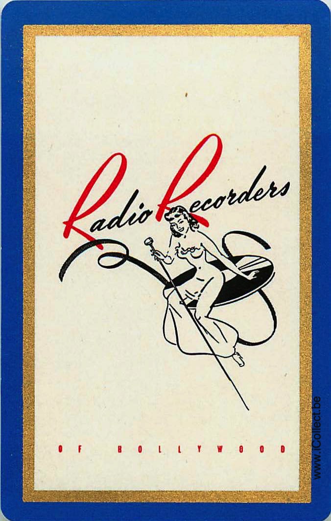 Single Swap Playing Cards Radio Recorders (PS08-02H)