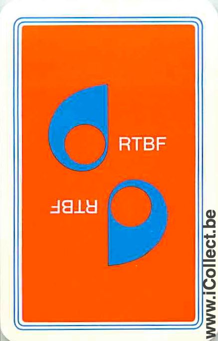 Single Swap Playing Cards Television RTBF TV Channel (PS08-21A) - Click Image to Close