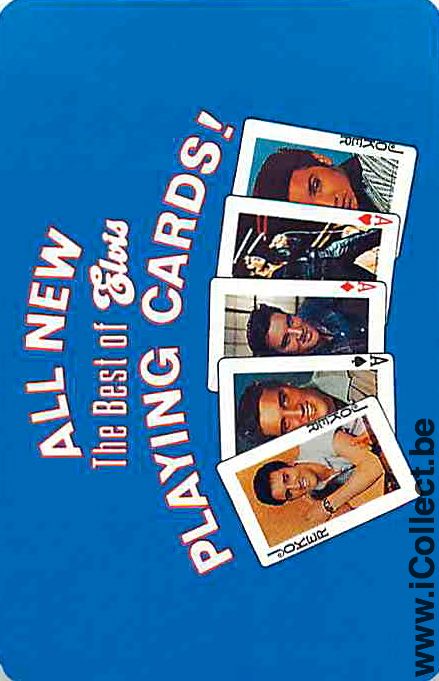 Single Swap Playing Cards Entertainment Elvis Presley (PS08-22B) - Click Image to Close