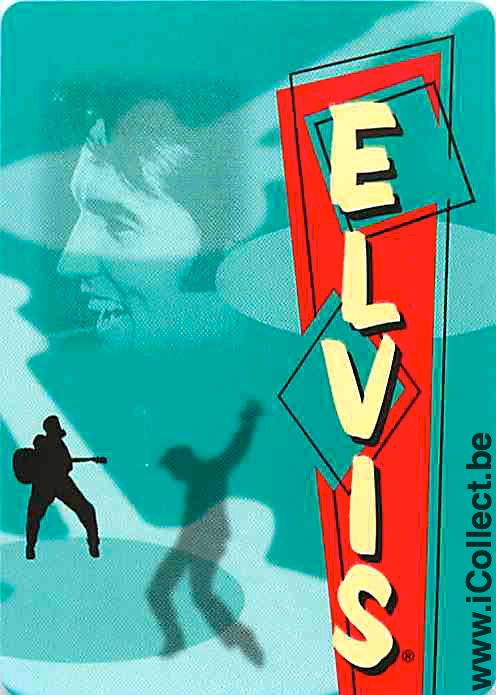 Single Swap Playing Cards Entertainment Elvis Presley (PS08-22C) - Click Image to Close