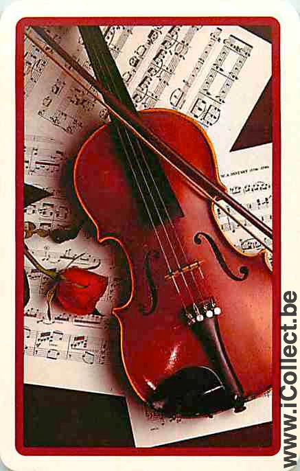 Single Cards Entertainment Music Violin (PS08-25I) - Click Image to Close