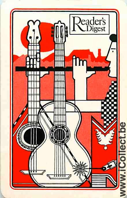 Single Swap Playing Cards Instruments Guitar (PS12-40D) - Click Image to Close
