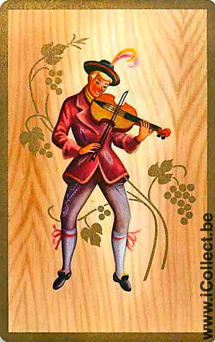 Single Cards Entertainment Music Violin (PS08-26G) - Click Image to Close