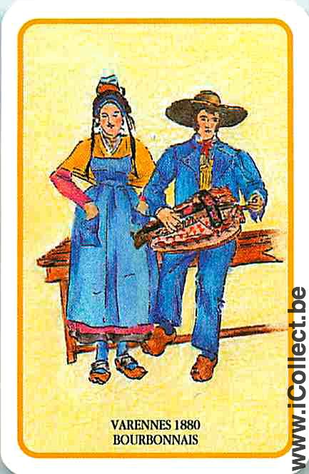Single Swap Playing Cards People Man & Woman (PS07-42B)