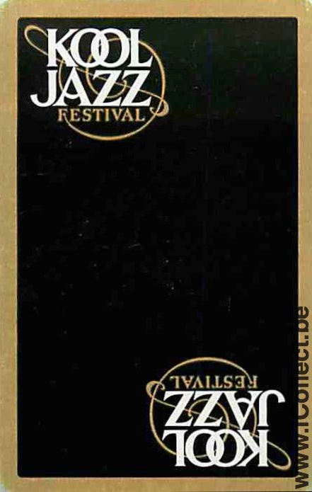 Single Swap Playing Cards Music Jazz Festival (PS08-30H)
