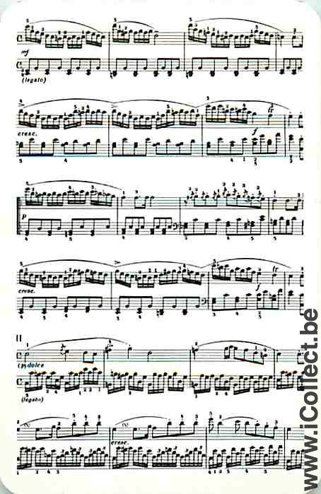 Single Cards Entertainment Music Note (PS08-31B) - Click Image to Close