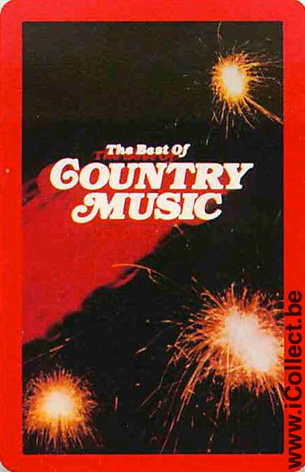 Single Playing Cards Music Country (PS12-04I)