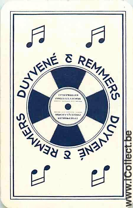 Single Playing Cards Music Duyvene & Remmers (PS12-05A)