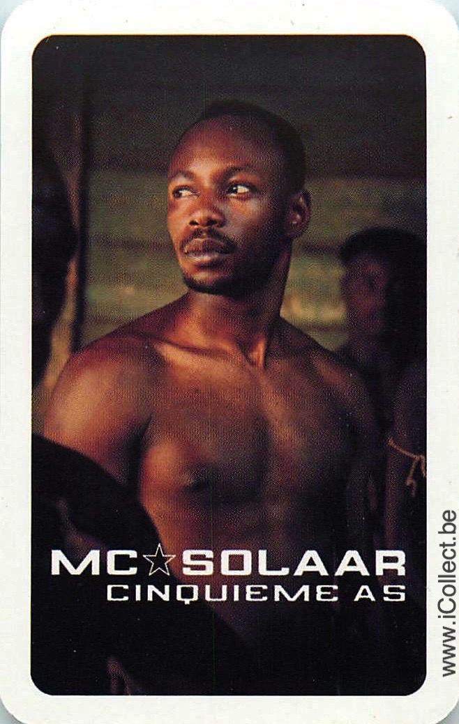 Single Swap Playing Cards Singer MC Solaar (PS13-25D)