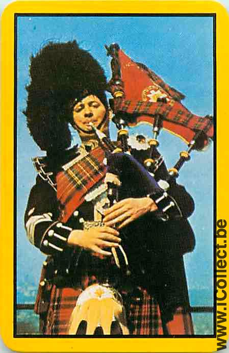 Single Swap Playing Cards Pipers Musician (PS13-29I)