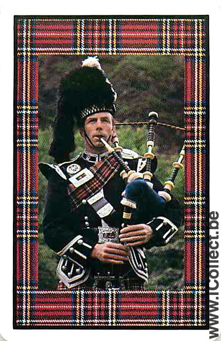 Single Swap Playing Cards Music Bagpipes (PS08-26C) - Click Image to Close
