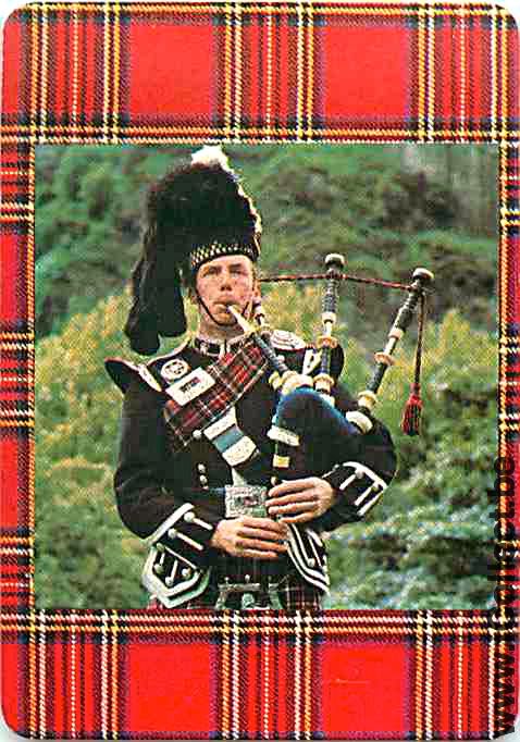 Single Swap Playing Cards Music Bagpipes (PS01-09H)