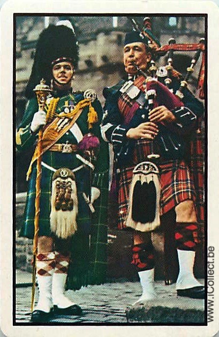 Single Swap Playing Cards Entertainment Bagpipers (PS20-40C) - Click Image to Close