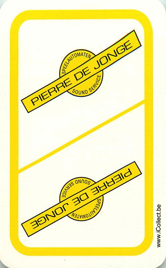 Single Swap Playing Cards Pierre de Jonge (PS21-55A) - Click Image to Close
