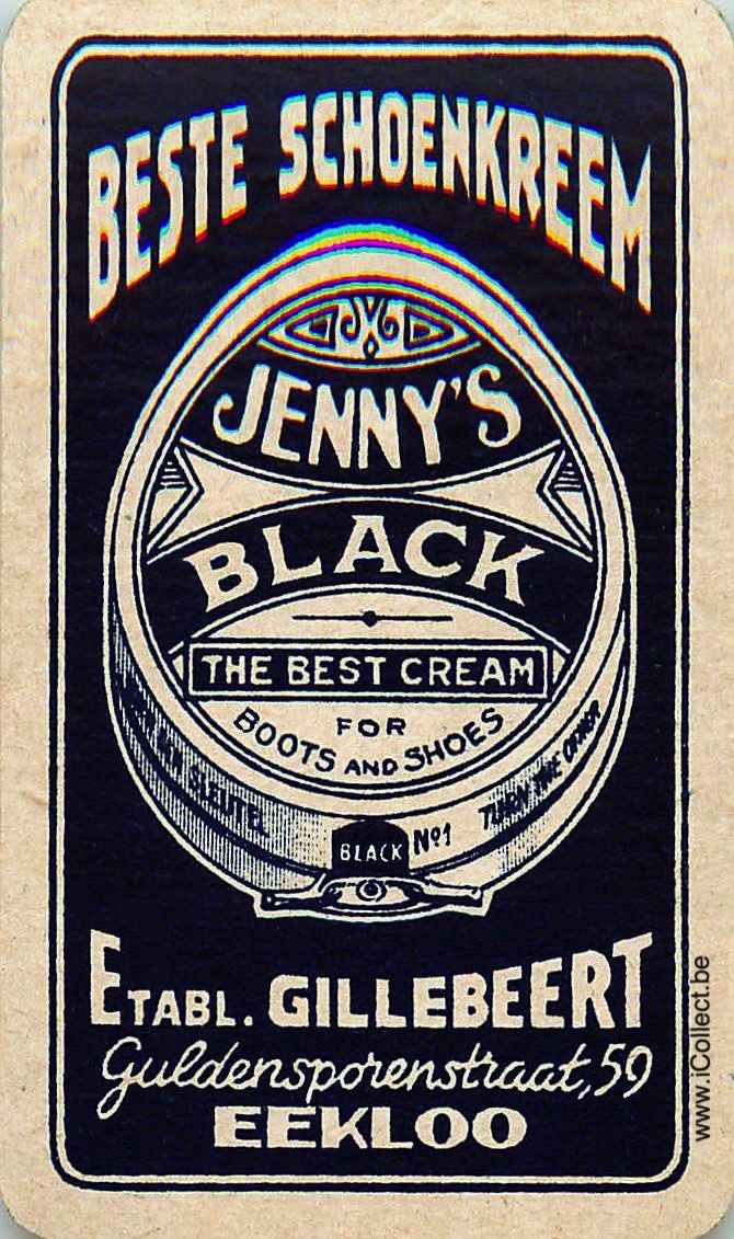 Single Swap Playing Cards Fashion Jenny's Black Polish (PS23-31E