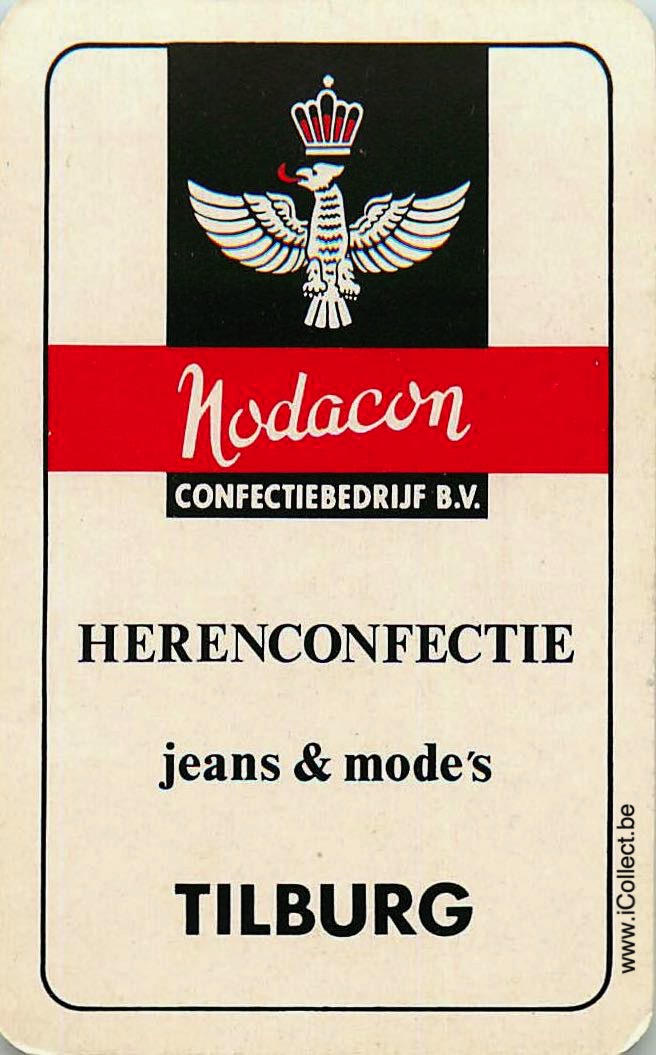 Single Swap Playing Cards Fashion Nodacon Tilburg (PS23-35E) - Click Image to Close