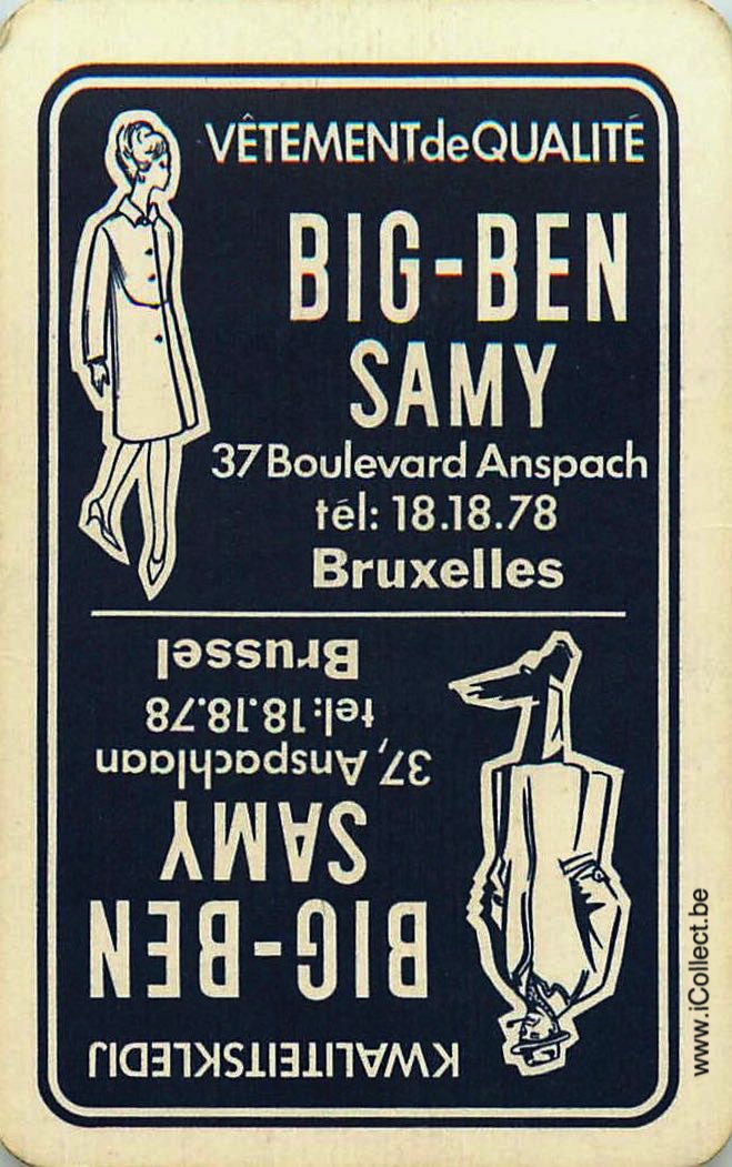 Single Swap Playing Cards Fashion Big-Ben Samy (PS23-37A)