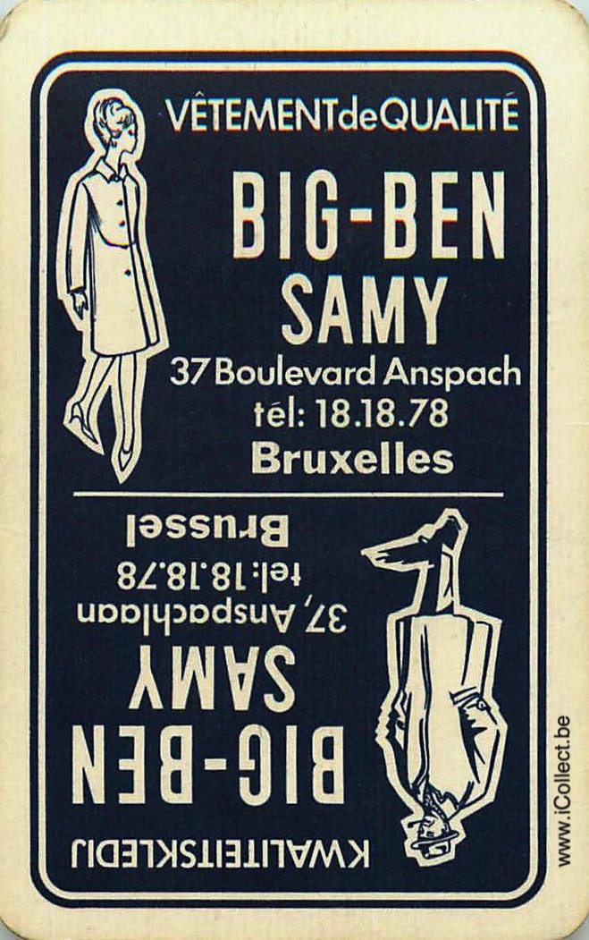 Single Swap Playing Cards Fashion Big-Ben Samy (PS23-37A) - Click Image to Close