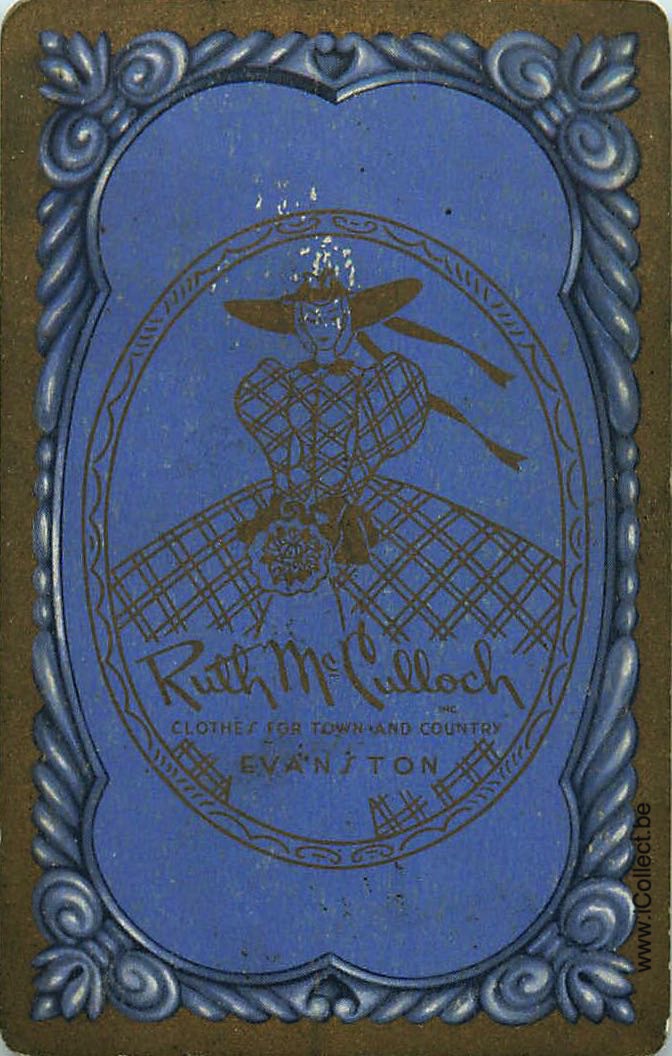 Single Swap Playing Cards Fashion Ruth Mc Culloch (PS23-42D)