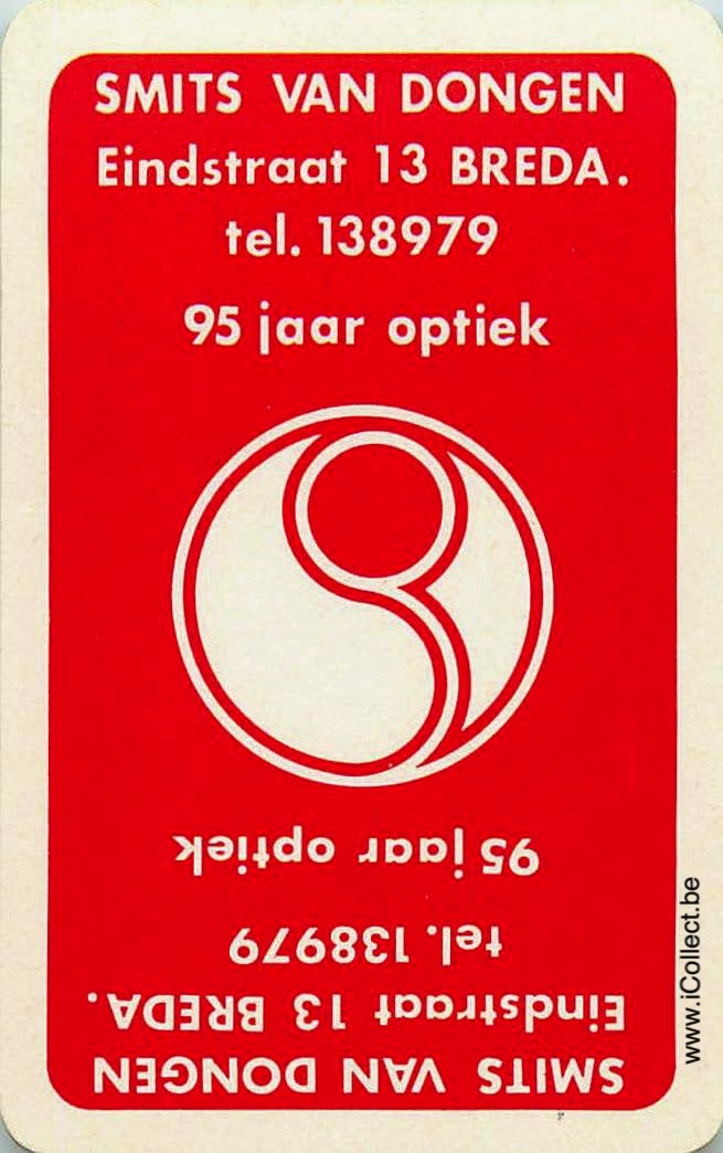 Single Swap Playing Cards Fashion Van Dongen Optiek (PS23-51B)