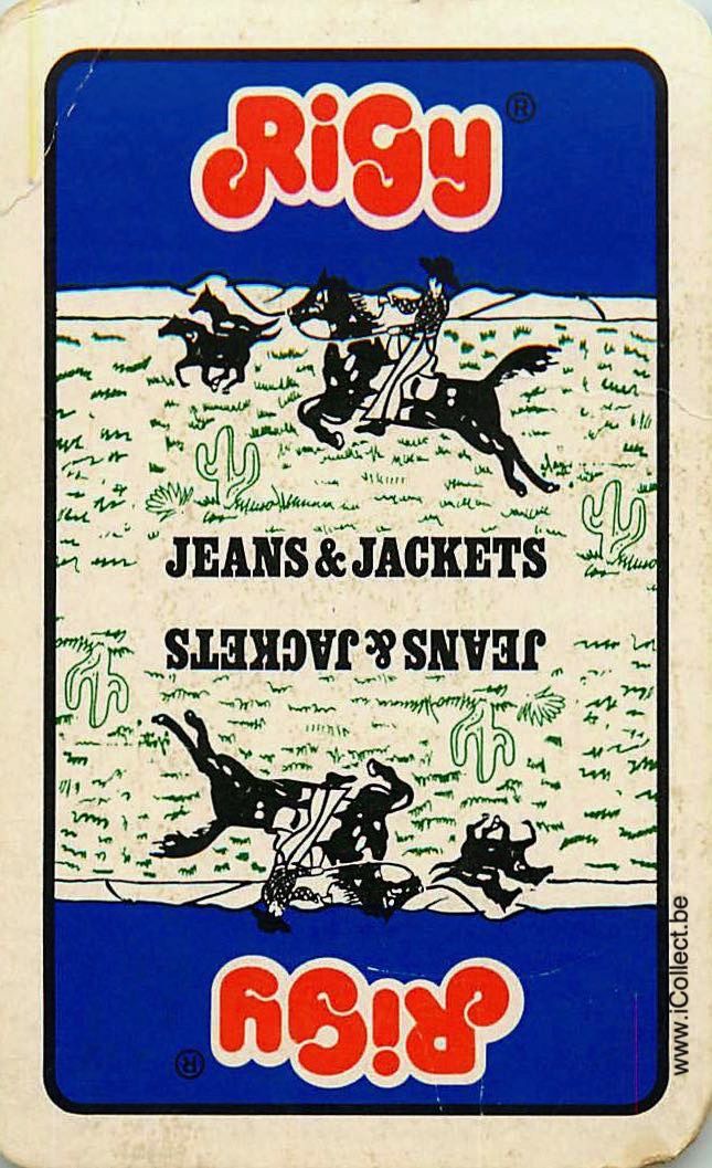 Single Swap Playing Cards Fashion Rigy Jeans & Jackets (PS23-55D - Click Image to Close
