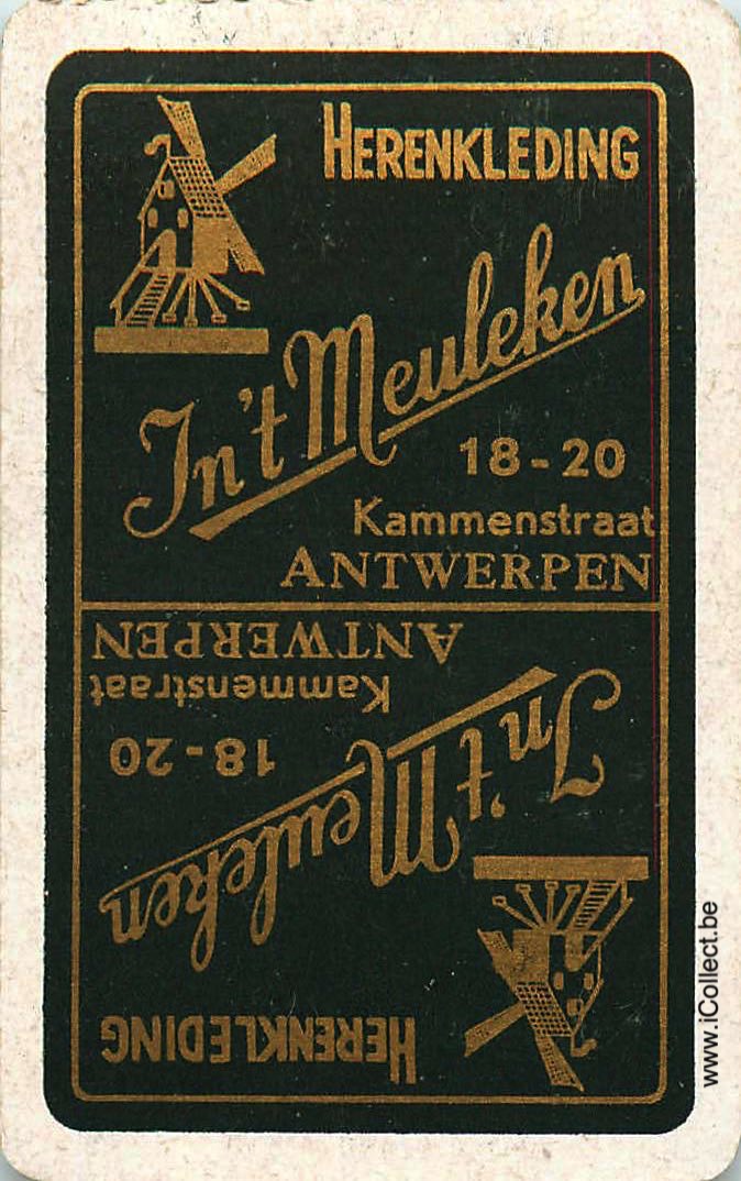 Single Swap Playing Cards Fashion In't Meuleken (PS23-55F) - Click Image to Close