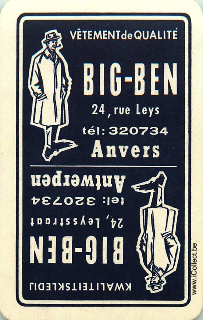 Single Swap Playing Cards Fashion Big-Ben (PS23-23I)