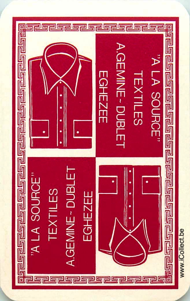 Single Swap Playing Cards Fashion Gemine Textiel (PS14-18I)