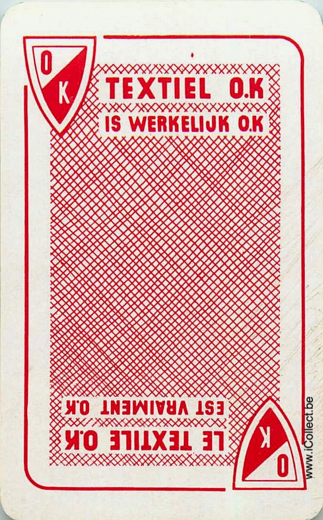 Single Swap Playing Cards Fashion Textiel OK (PS23-43A)