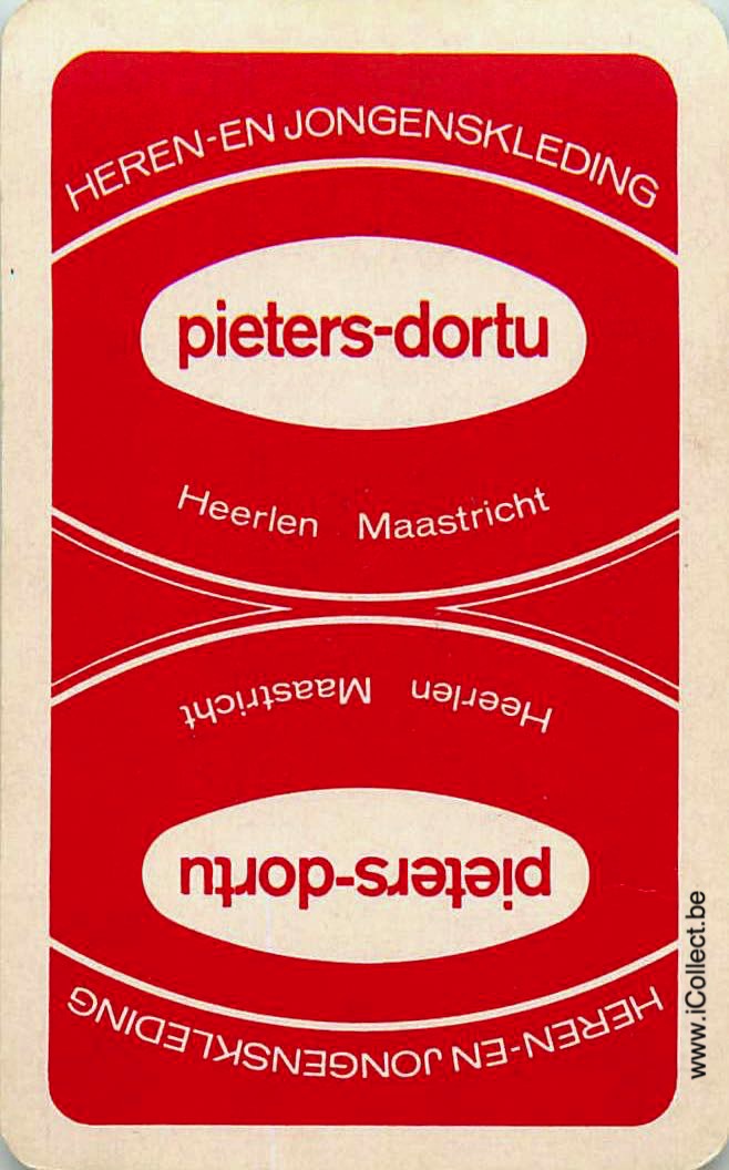 Single Swap Playing Cards Fashion Pieters-Dortu (PS14-30E)