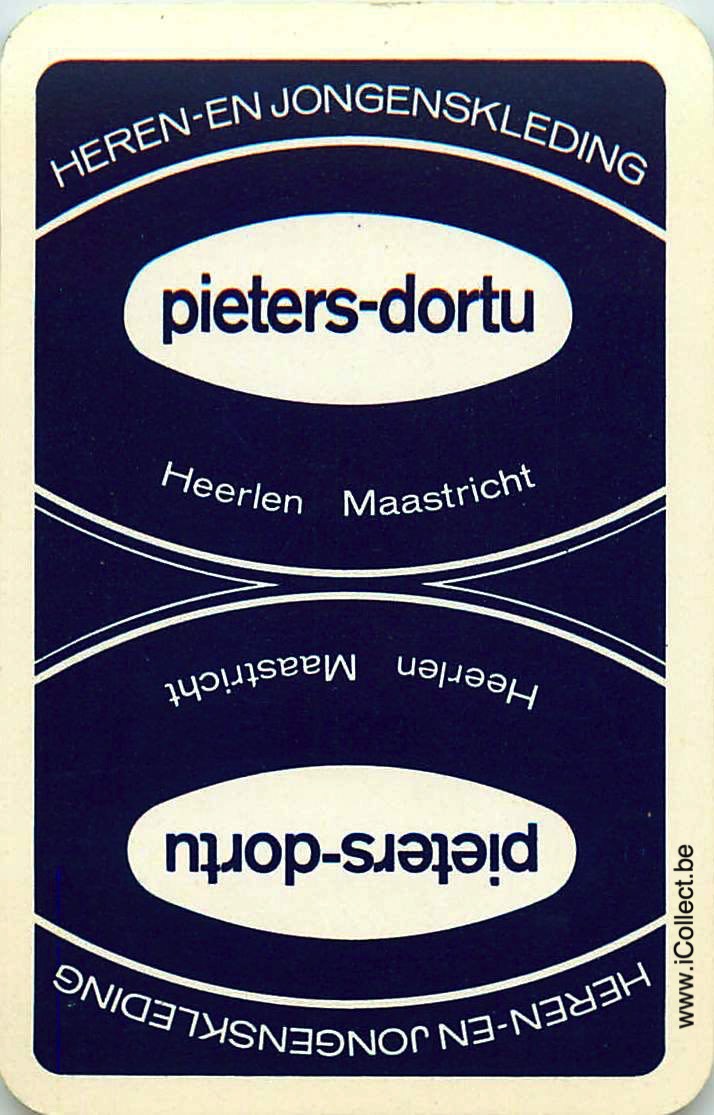 Single Swap Playing Cards Fashion Pieters-Dortu (PS14-30I)