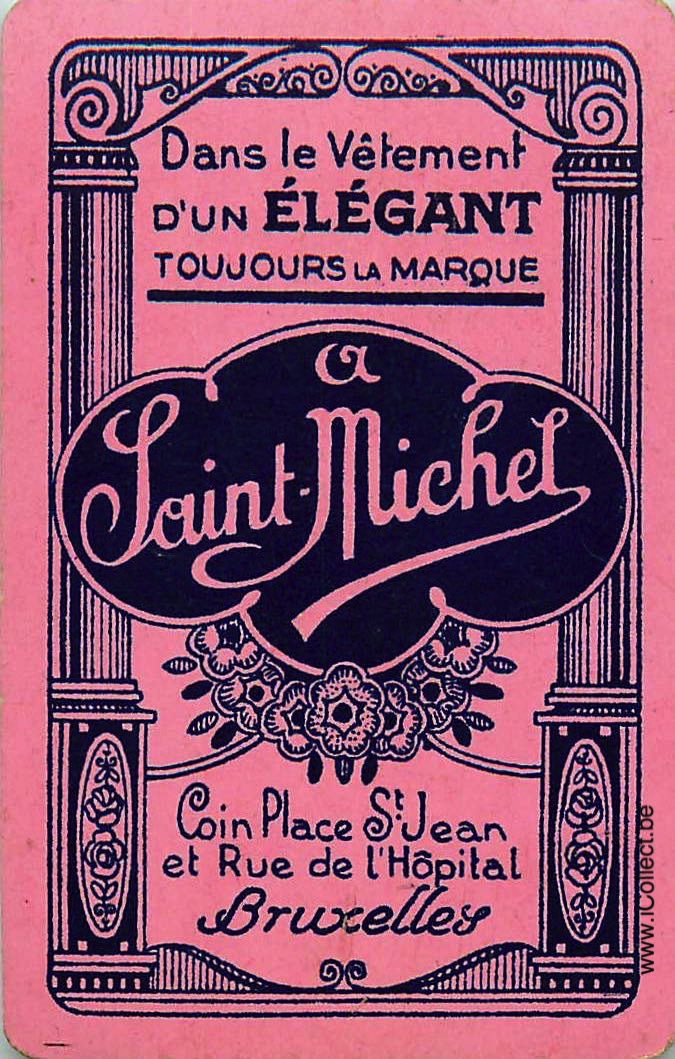 Single Swap Playing Cards Fashion Saint-Michel (PS14-40G) - Click Image to Close