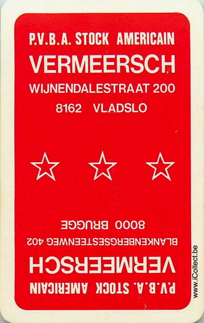 Single Swap Playing Cards Fashion Vermeersch (PS14-44B) - Click Image to Close